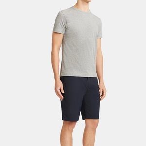 Theory Gaskell Precision Heather Grey Crewneck T-Shirt Mens XXL New With Tags